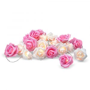 guirlande lumineuse petales de rose
