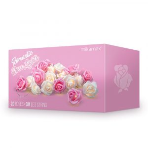 guirlande lumineuse petales de rose