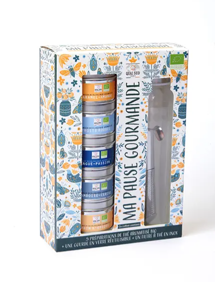 coffret cadeau thé insolite pause gourmande