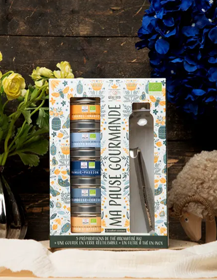 coffret cadeau thé insolite pause gourmande