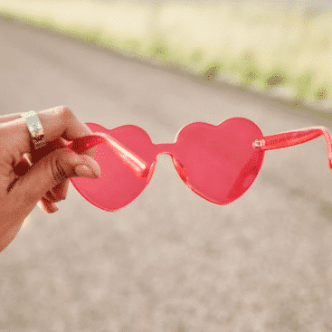 lunettes coeur