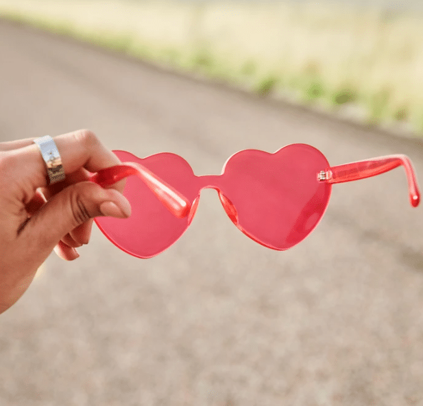 lunettes coeur