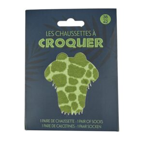 chaussettes crocodiles