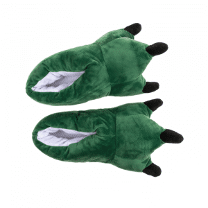chaussons pattes de dinosaure