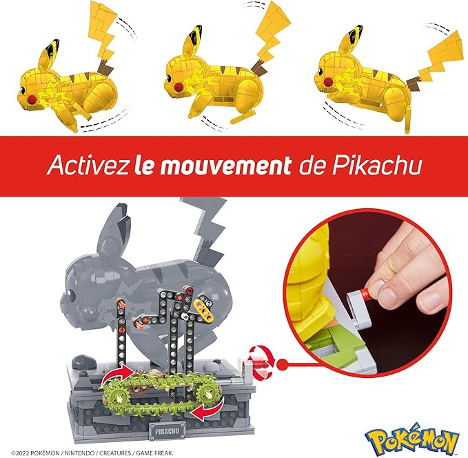 cadeau pokemon pikachu jeu de brique mega