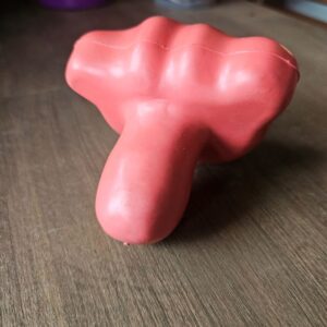 jouet chien sourire lèvre