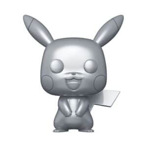 Figurine Pokémon Pikachu Funko Pop Edition Limitée Silver Jumbo 25 cm (dégriffé) – Image 2